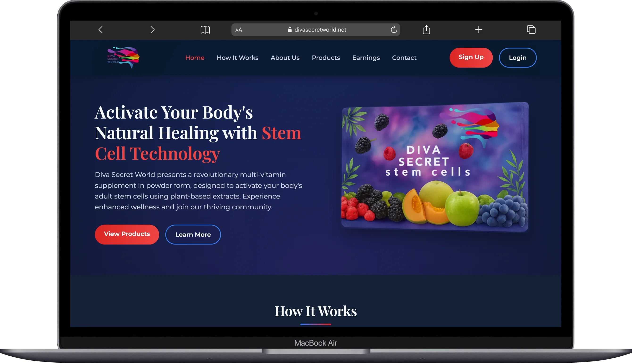 Diva Secret World MLM wellness store